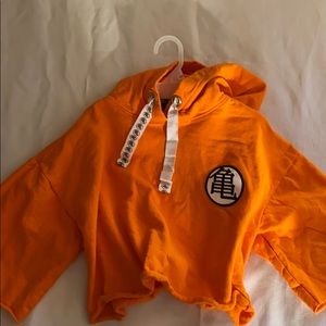 Dragón ball z crop top sweater